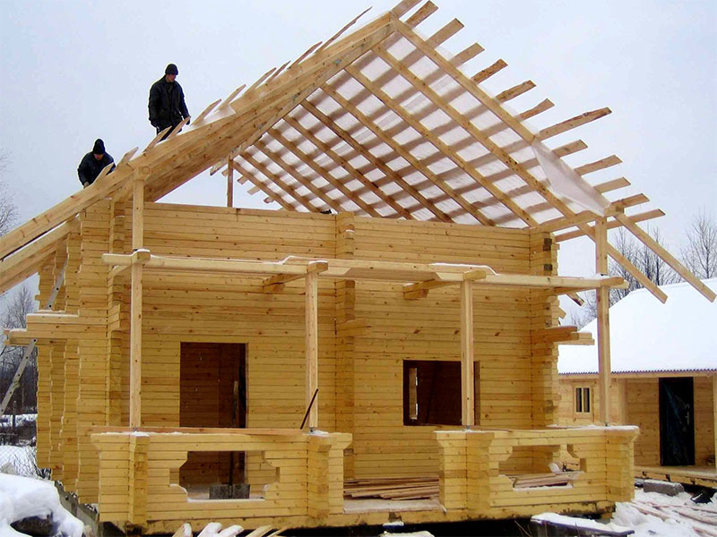 Строительство брусового дома